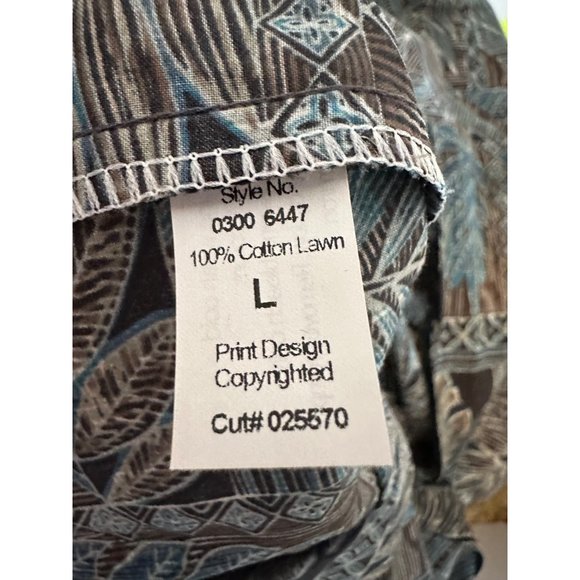 Tori Richards Men's Hawaiian Button Up Short Sleeve Shirt SZ L - Picture 7 of 8